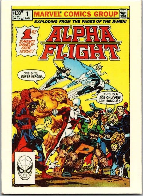 Alpha Flight #54 — Marvel Superheroes First Issue Covers