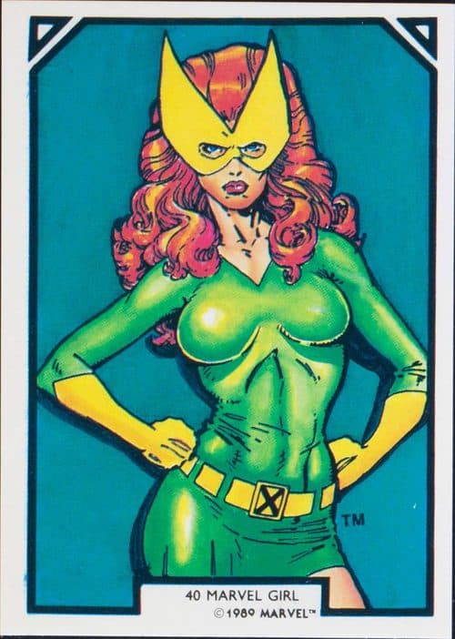 Marvel Girl #40 — Arthur Adams Trading Card Collection