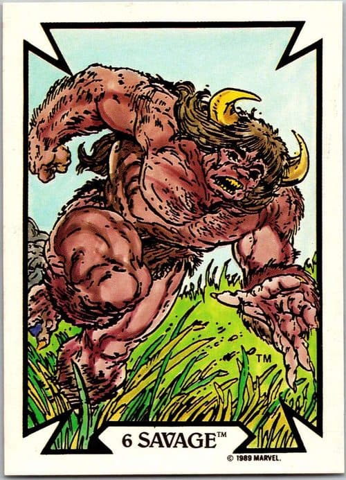 Savage #6 — Todd McFarlane Super Heroes - Series 1