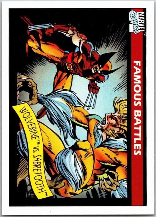 Wolverine vs. Sabretooth #119 — Marvel Universe 1990 (I)