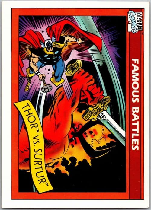 Thor vs. Surtur #91 — Marvel Universe 1990 (I)