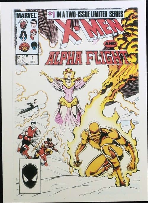 X-Men and Alpha Flight (Limited Series) #35 — 1st Covers Trading Cards II