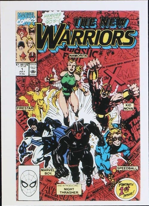 The New Warriors #85 — 1st Covers Trading Cards II