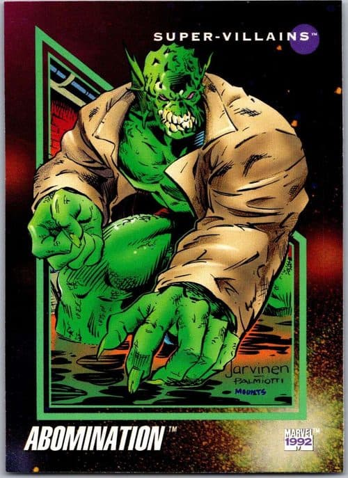 Abomination #101 — Marvel Universe 3 (1992)