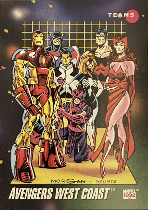 Avengers West Coast #176 — Marvel Universe 3 (1992)