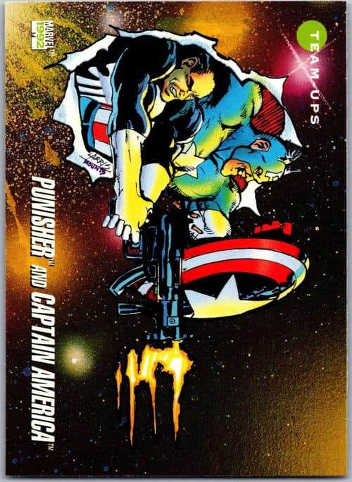 Punisher and Captain America #94 — Marvel Universe 3 (1992)