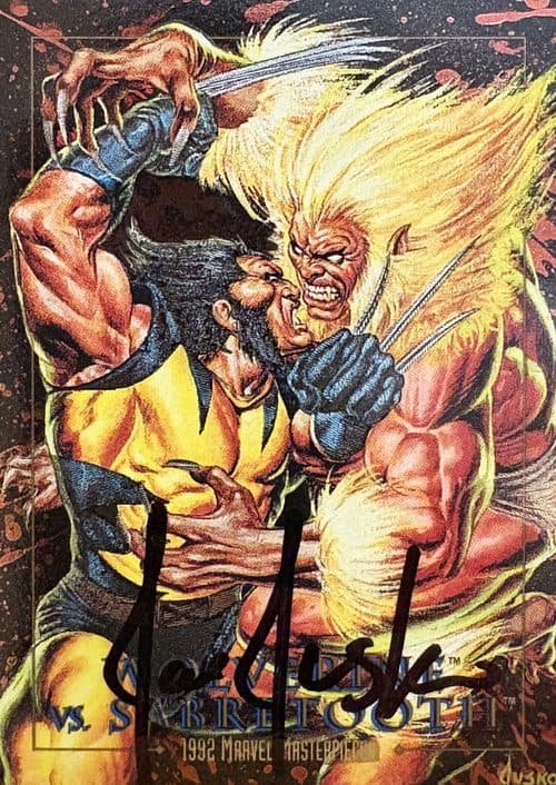 Wolverine vs. Sabretooth #3-D — Marvel Masterpieces (1992)