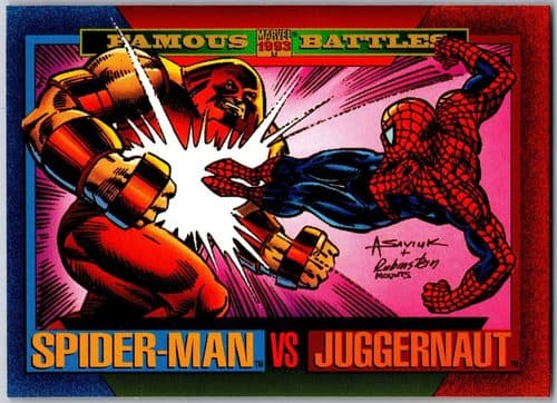 Spider-Man vs Juggernaut #165 — Marvel Universe 1993 (IV)