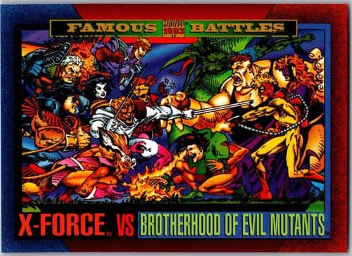 X-Force vs Brotherhood of Evil Mutants #167 — Marvel Universe 1993 (IV)