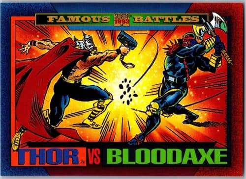 Thor vs Bloodaxe #170 — Marvel Universe 1993 (IV)