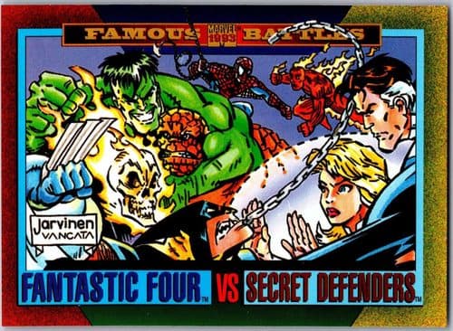 Fantastic Four vs Secret Defenders #174 — Marvel Universe 1993 (IV)