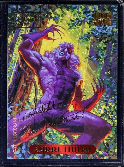 Sabretooth #102 — 1994 Fleer Marvel Masterpieces