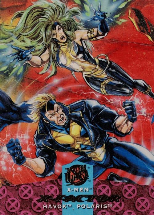 Havok, Polaris #119 — X-Men 1994 Fleer Ultra