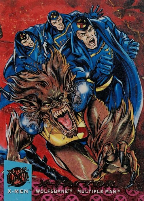 Wolfsbane, Multiple Man #120 — X-Men 1994 Fleer Ultra