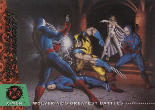 Wolverine vs. Hellfire Club #144 — X-Men 1994 Fleer Ultra