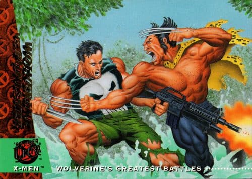 Wolverine vs. Punisher #147 — X-Men 1994 Fleer Ultra