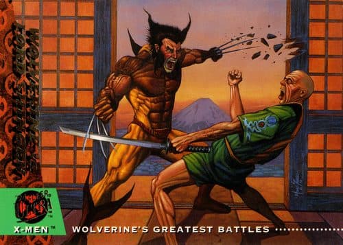 Wolverine vs. Lord Shingen #148 — X-Men 1994 Fleer Ultra