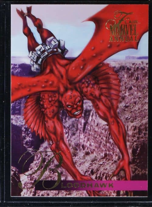 Bloodhawk #102 — Flair '95 Marvel Annual