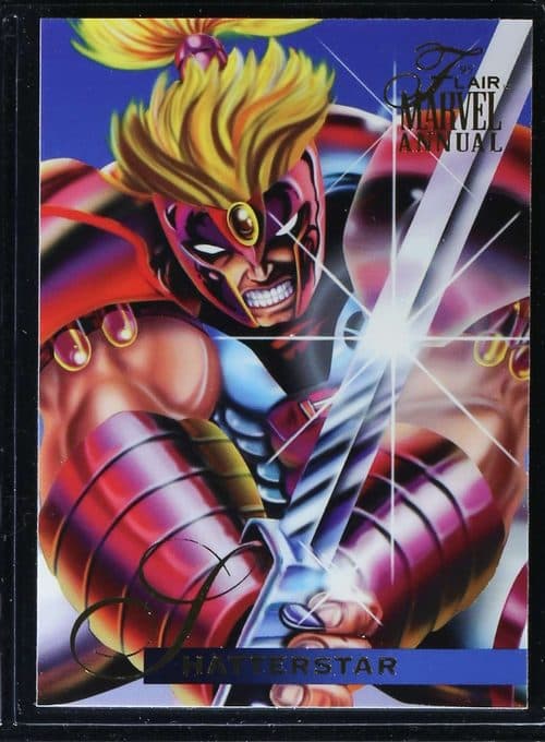 Shatterstar #21 — Flair '95 Marvel Annual