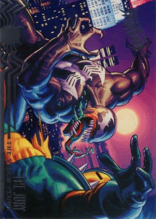 Venom vs. The Jury #104 — Spider-Man Premiere 1995 Ultra