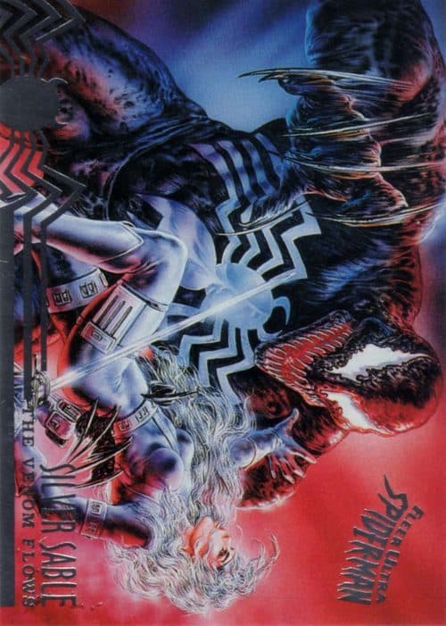 Venom vs. Silver Sable #107 — Spider-Man Premiere 1995 Ultra
