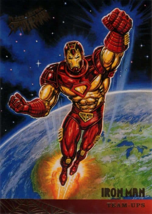 Iron Man #121 — Spider-Man Premiere 1995 Ultra