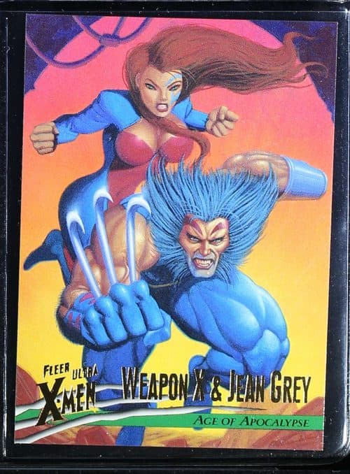Weapon X & Jean Grey #90 — X-Men Fleer Ultra: Wolverine