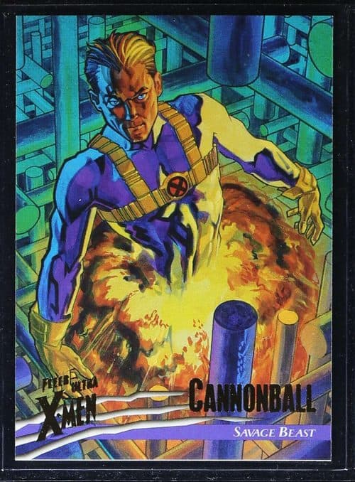 Cannonball #92 — X-Men Fleer Ultra: Wolverine