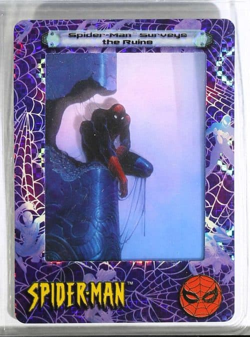 Spider-Man Surveys the Ruins #UR3 — Spider-Man FilmCardz