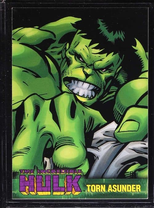 Torn Asunder #28 — The Incredible Hulk Trading Cards