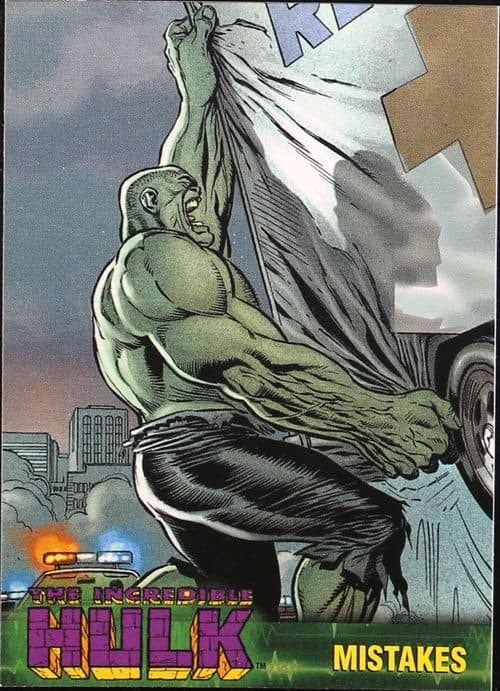 Mistakes #34 — The Incredible Hulk Trading Cards