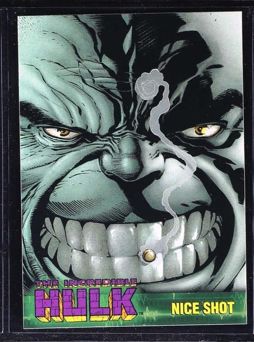 Nice Shot #41 — The Incredible Hulk Trading Cards