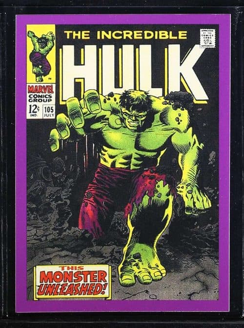 Issue #105: "This Monster Unleashed" Jul 1968 #53 — The Incredible Hulk Trading Cards