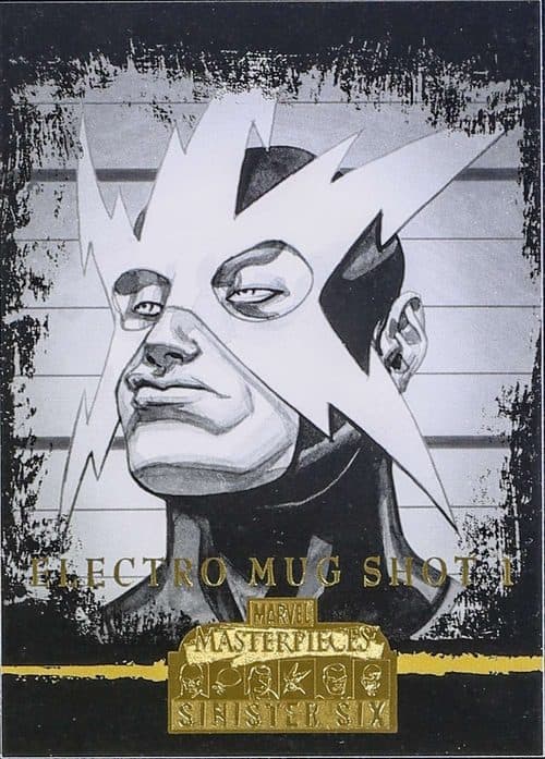 Electro Mug Shot 1 #77 — Marvel Masterpieces 3