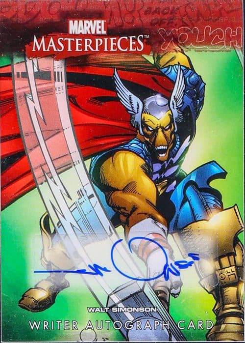 Walt Simonson #WS — Marvel Masterpieces 3