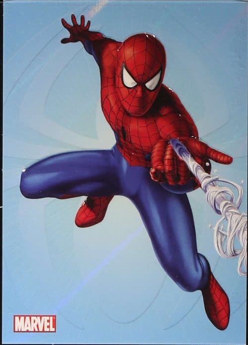 (shooting web to his left, legs apart) #E3 — Spider-Man Archives
