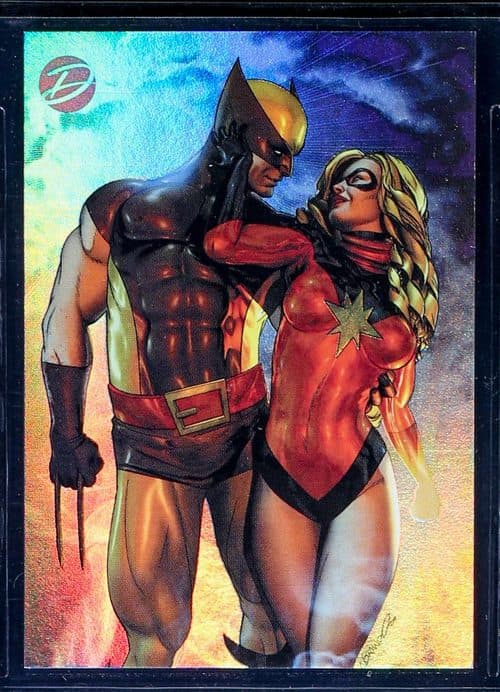 Ms. Marvel (Moonstone) & Wolverine (Draken) Brandon Peterson #E15 — Marvel: Dangerous Divas
