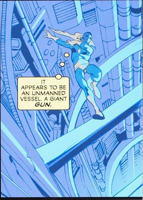 It appears to be an unmanned vessel. A giant g #1-50 — The Avengers: Kree-Skrull Wars