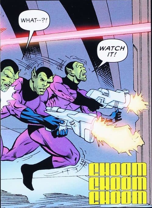 What--?! Watch it! #2-23 — The Avengers: Kree-Skrull Wars