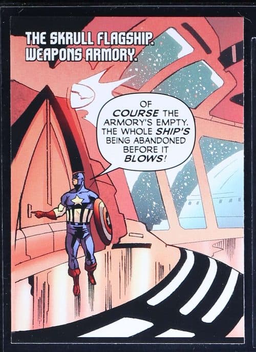 THE SKRULL FLAGSHIP. WEAPONS ARMORY. #5-1 — The Avengers: Kree-Skrull Wars