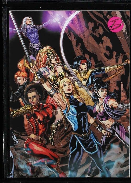 (7 fighters; Non-Sport Update) #P2 — Marvel Dangerous Divas Series 2