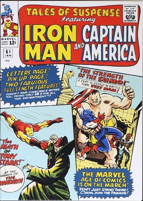 January 1965 Jack Kirby Stan Lee — Tales of Suspense #61 #TS3 — The Avengers: Silver Age