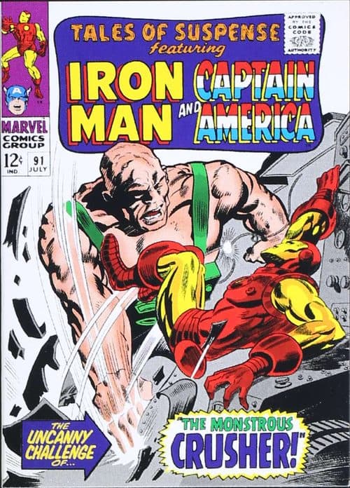 July 1967 Gene Colan Stan Lee — Tales of Suspense #91 #TS33 — The Avengers: Silver Age