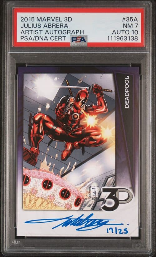 Julius Abrera #35A — 2015 Upper Deck Marvel 3D