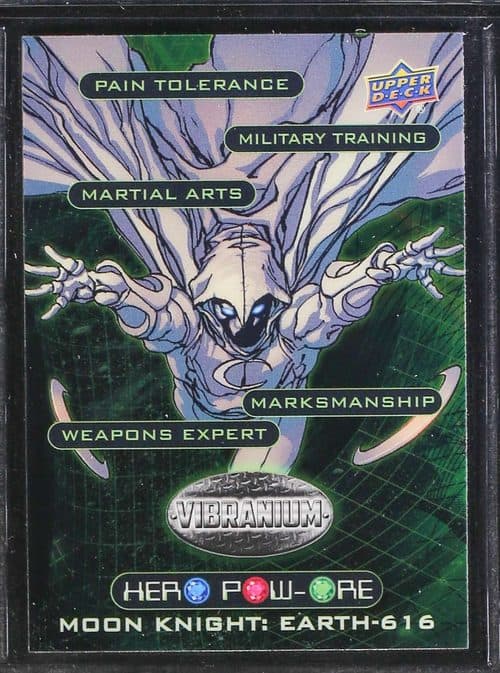 Pain Tolerance - Military Training - Martial Arts - Marksmanship - Weapons Expert — Moon Knight #HP-19 — Marvel Vibranium