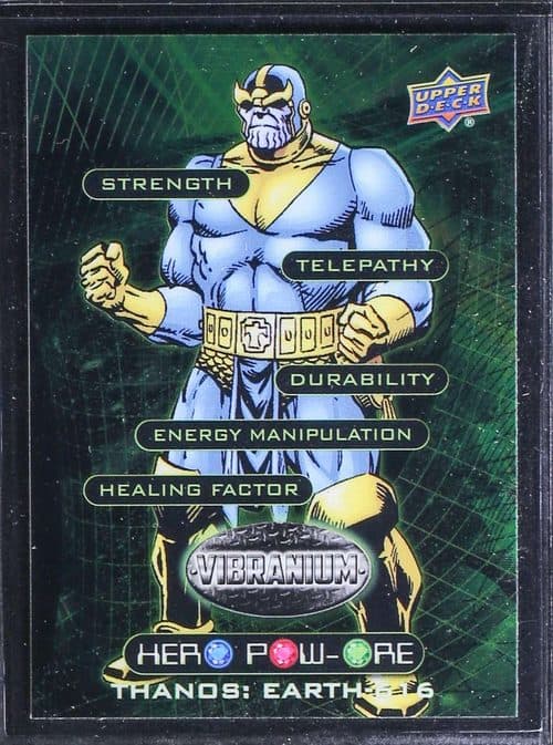 Strength - Telepathy - Durability - Energy Manipulation - Healing Factor — Thanos #HP-2 — Marvel Vibranium