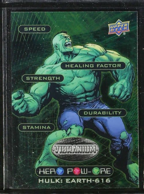 Speed - Healing Factor - Strength - Durability - Stamina — Hulk #HP-3 — Marvel Vibranium
