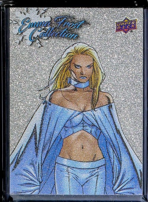 (blue outfit, blue thin collar, cape, bare midriff) #EFC-1 — Marvel Gems