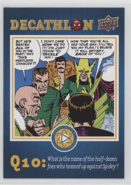 Half-Baked Half Dozen #SD10 — 2017 Upper Deck Marvel Spider-Man Homecoming Movie