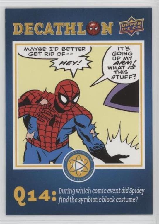 Black Suit Event #SD14 — 2017 Upper Deck Marvel Spider-Man Homecoming Movie